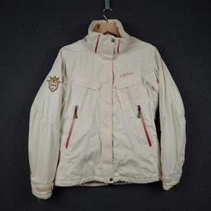 HELLY HANSEN Jacket Womens M Medium White Ski Helly Tech Waterproof Insulated - Picture 1 of 13