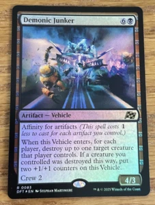 MTG Aetherdrift, Demonic Junker - Foil - Picture 1 of 1
