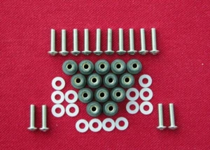 KIT DE TORNILLO Y TUERCA DE GOMA DUCATI 748 916 996 998 CARENADO INOXIDABLE - D 1 - Imagen 1 de 1