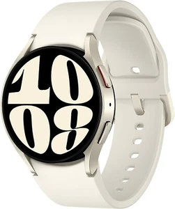 Montre connectée GPS Samsung Galaxy Watch6 40 mm crème - Bon état - Photo 1 sur 4