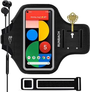 Running Armband for Google Pixel 8/7/6/6 Pro/5A/4Xl/3A XL/3 XL, Running Exercise - Photo 1 sur 9