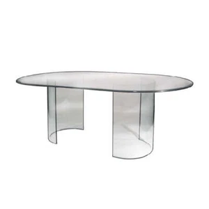 548 C Dining Table - Includes 1/2" Thick Tempered Glass With 1" Bevel Edge By - Picture 1 of 2