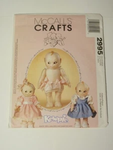 McCall’s Crafts Kewpie 2995 14” Doll Clothes Pattern UNCUT - Picture 1 of 3