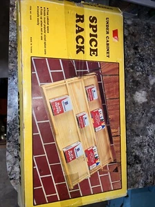 Vintage McCormick Under Cabinet Spice Rack Wooden Mountable Item No. 5026 - Picture 1 of 3