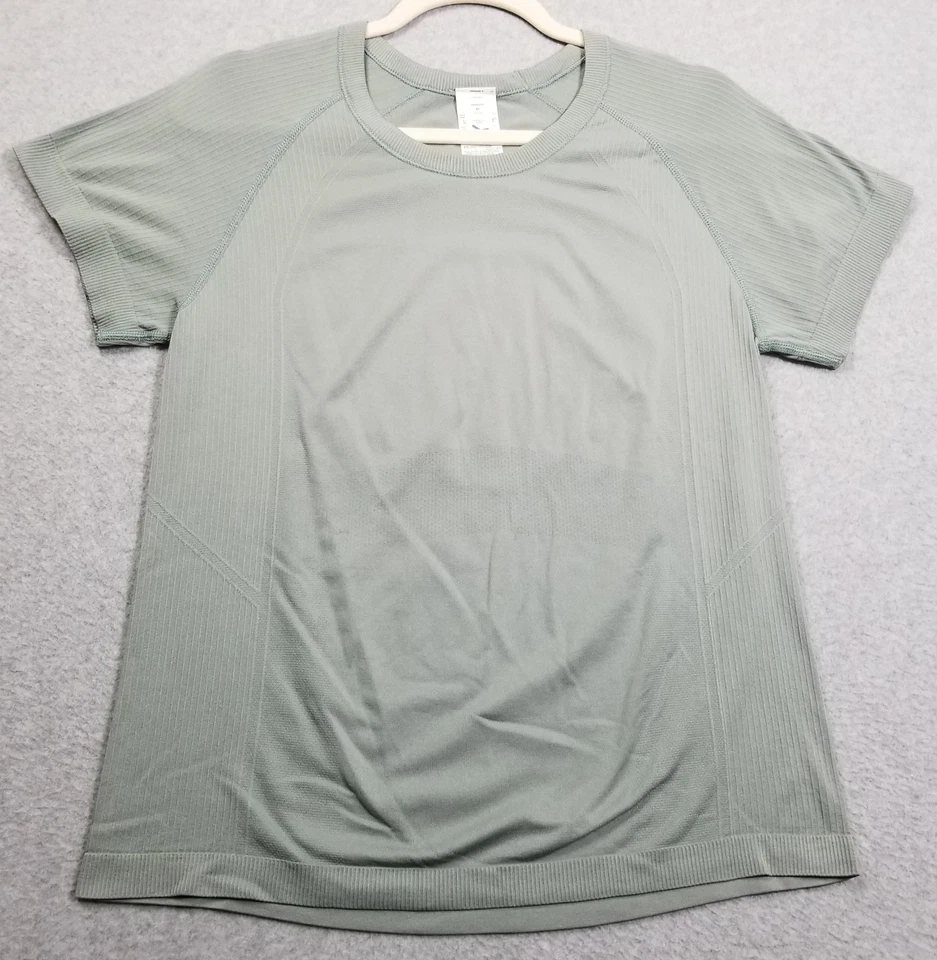Camiseta Old Navy Activewear Para Mujer Extra Grande Verde Manga Corta Sin Costuras Gimnasio Foto 1 de 4