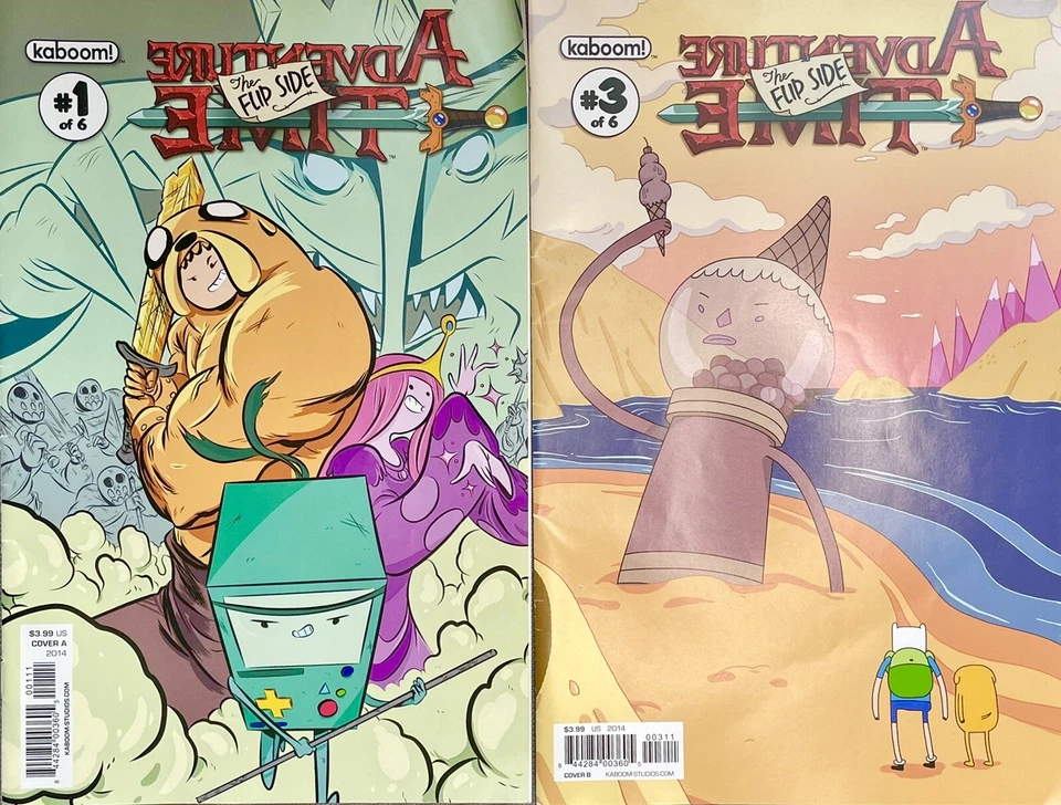 ADVENTURE TIME: THE FLIP SIDE COMICS #1 & #3 (KABOOM 2014) - Image 1 of 1
