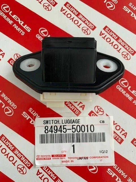 8494550010 GENUINE Toyota SWITCH, LUGGAGE ELECTRICAL KEY 84945-50010 OEM - Image 1 of 4