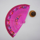 Folding Fan Wood Fan For Dancing Printing Hand Folding Fan Home Decor Craft Gift