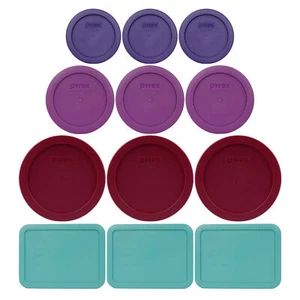 Pyrex 12 Lid Fantasy Themed Bundle for 1, 2, 3 and 4-Cup Glassware - Picture 1 of 9