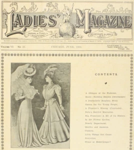 1906 Ladies Magazine V6 #33 May Manton Antique Edwardian Women Housewife Fashion - Picture 1 of 7