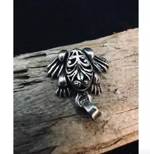 Articulated frog pendant Sterling Silver 925 - TSE047 - Picture 1 of 5