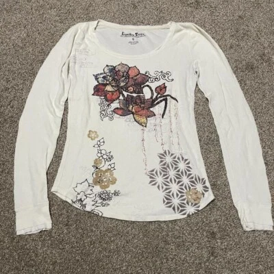 Lucky Tees Rose Thermal Long Sleeve Junior Large - Image 1 of 4