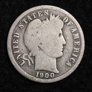 1900-O Silver Barber Dime GOOD FREE SHIPPING  - Picture 1 of 2