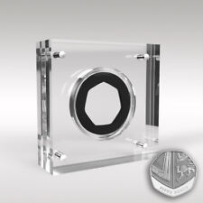 50p 27.3mm Royal Mint Coin Acrylic Coin Display Case Holder