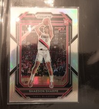 2022-23 Panini Silver Prizm #250 Shaedon Sharpe Trail Blazers RC Rookie