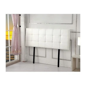 PU Leather Double Bed Deluxe Headboard Bedhead Bedroom Furniture - White - Picture 1 of 6