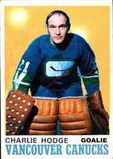Custom made OPC like 1970-71 Vancouver Canucks Charlie Hodge Hockey card 2