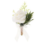 Bride Groom Corsage Rose Corsage Flower Boutonniere Wedding Prom Flower Corsage