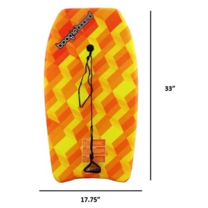 Bodyboard Boogie Board For Beach w/ Strap 33"Lightweight Portable surfboard - Picture 1 of 3