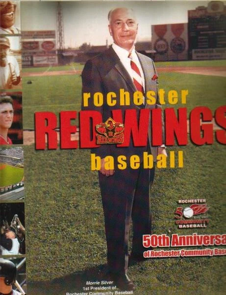 2007 Rochester Red Wings Yearbook Morrie Silver Cover NM-MT - Image 1 of 1