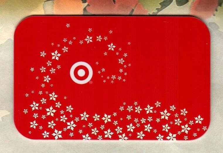TARGET Swirling Snowflakes ( 2003 ) Gift Card ( $0 ) RARE - Image 1 of 1