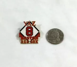 Boston Red Sox HOF Carl Yaz Yastrzemski #8 Retired Number Pin Fenway Park  - Picture 1 of 1