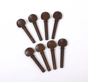 2 set 8 pcs high quality 4/4 Violin Pegs maple wood Violin Tuning Pegs FITTINGS - Picture 1 of 6