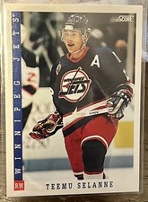 1993-94 SCORE TEEMU SELANNE #331 Winnipeg Jets NHL hockey 🏒