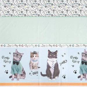 Cats Rule Rachael Hale Animal Pet Birthday Party Decoration Plastic Tablecover - Picture 1 of 1