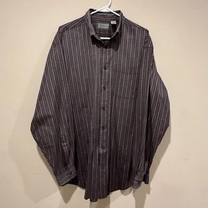 L.L. Bean Men's Button Up Long sSeeve Shirt RN71341 Size L Tall - Picture 1 of 9