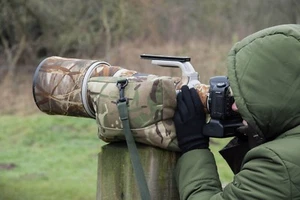 Borsa a forma di U EREBIS CAMO per fotocamera non riempita, impermeabile trattata anti funghi - Foto 1 di 6