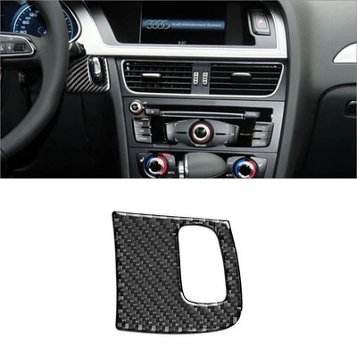 Carbon Fiber Ligher Switch Frame Cover Trim  For Audi A4 B8 A5 8T S5 2008-2015 - Image 1 of 4