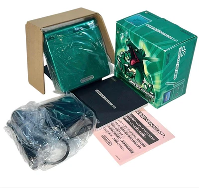 Nintendo Game Boy Advance SP Rayquaza Edition Pokemon Center Boxed Deadstock - Photo 1/4