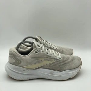 Womens Size 10B Brooks Glycerin 21 Ivory White Running Shoes Sneaker 1204081B114 - Picture 1 of 10