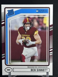 Ben Sinnott 2024 Panini Donruss #314 Rated Rookie RC Washington Commanders - Picture 1 of 2
