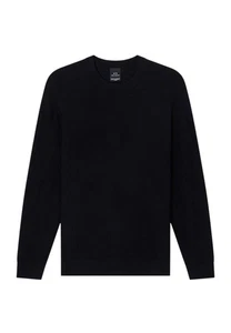 NWT ARMANI EXCHANGE BLACK CREW NECK SWEATER IN VISCOSE BLEND XM001316 AF10454 L - Picture 1 of 5