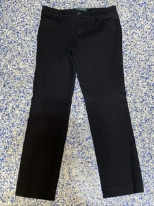 Lauren Ralph Lauren Adelle Straight Leg Black Dress Pants Womens Size 2 P Petite - Picture 1 of 9