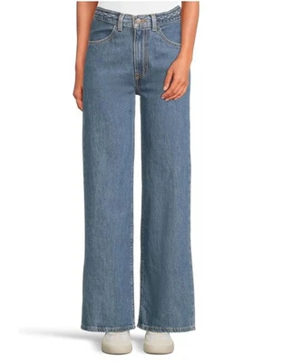 Pantalones de mezclilla trenzados de pierna ancha Levi's para mujer Foto 1 de 4