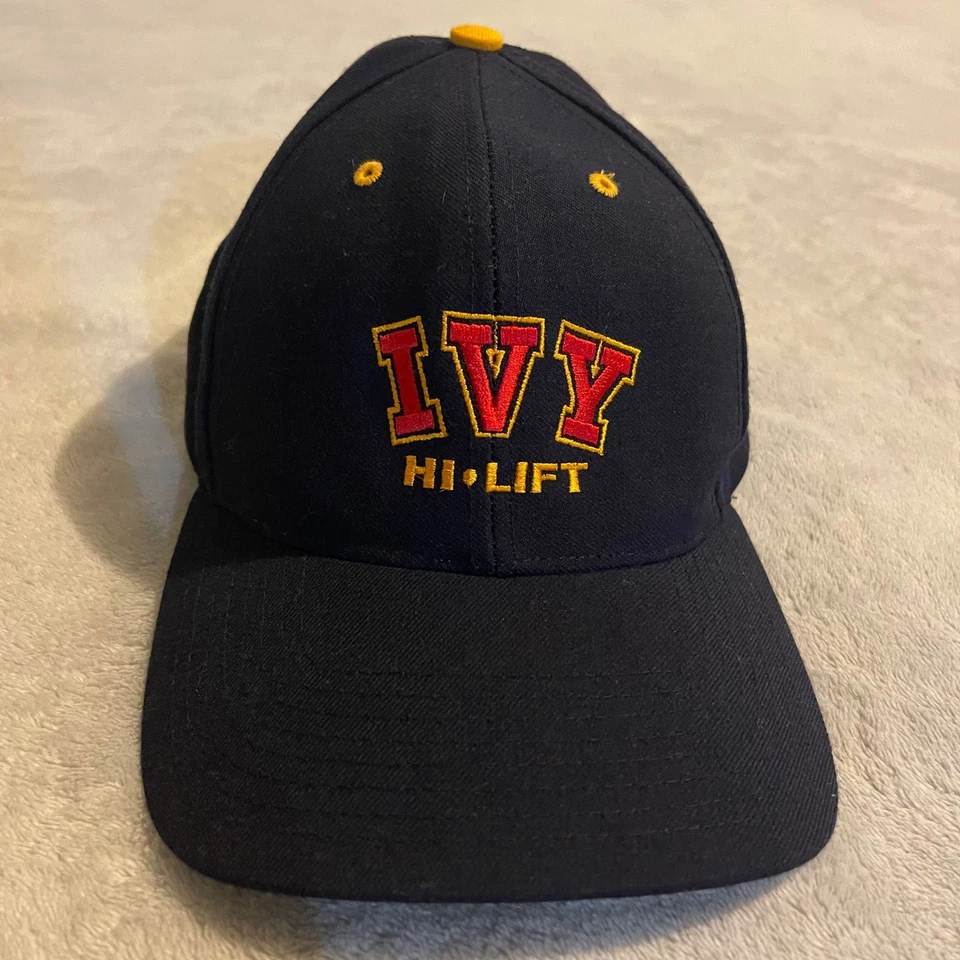 Gorra de béisbol grande Richardson Ivy Hi Lift modelo profesional 512 W para hombre azul marino Foto 1 de 4