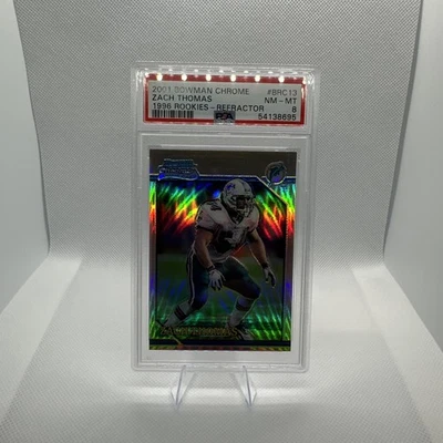 2001 Bowman Chrome - 1996 Design Rookie Refractors Zach Thomas #BRC13 - Image 1 of 2