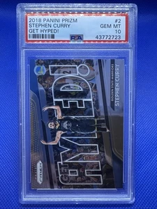 STEPHEN CURRY 2018 PANINI PRIZM # 2 PSA 10 GEM MINT GET HYPED! NBA 3PT. G.O.A.T. - Picture 1 of 4
