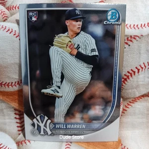 Bowman Chrome 2025 - Will Warren #79 *RC* - New York Yankees - Imagen 1 de 2