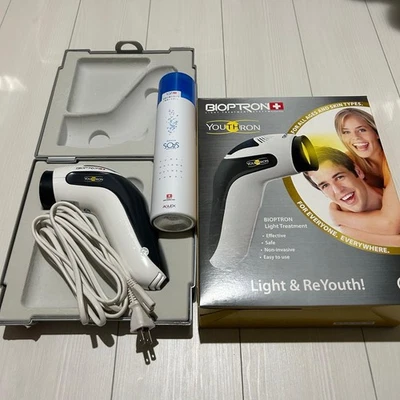 Bioptron YouTHron LIGHT THERAPY 100-240V Works Good Japan with Case Used - Image 1 of 4