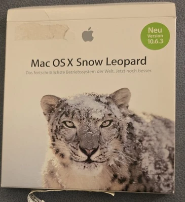 Apple Mac OS X 10.6.3  Snow Leopard - Retail  - MC573 D/A - Deutsch - Bild 1 von 3