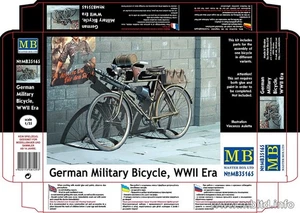 Master Box 1/35 WWII German Military Bicycle (1 Bicycle) - Picture 1 of 1