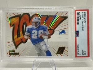 2023 Panini Zenith ZOOM! #36 Barry Sanders Detroit Lions HOF PSA 9 MINT - Picture 1 of 10