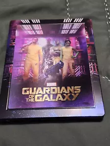 Guardians of the Galaxy vol 1 Bluray Steelbook w/ Lenticular Magnet Zavvi *dent - Picture 1 of 10