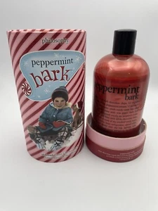 PHILOSOPHY PEPPERMINT BARK SHAMPOO SHOWER GEL BUBBLE BATH 24 Oz - Picture 1 of 4