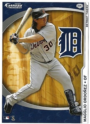 MAGGLIO ORDONEZ FATHEAD TRADEABLES DETROIT TIGERS REMOVABLE STICKER 2009 #64 - Image 1 of 4