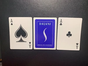Tausch / Spielkarten DASANI Lot 2 Asse Schläger und Pik - Bild 1 von 1